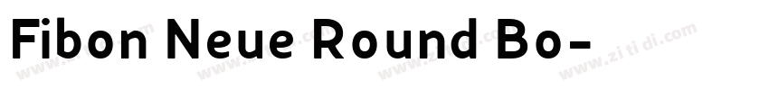 Fibon Neue Round Bo字体转换 Fibon Neue Round Bo字体转换